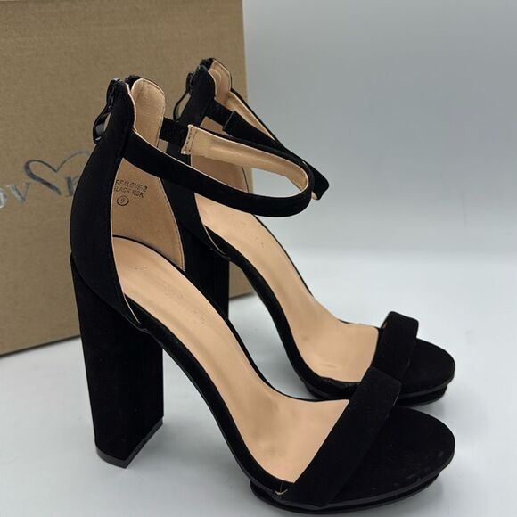lov mark Shoes - Black Heel Lov Mark Realove -2  5in heel